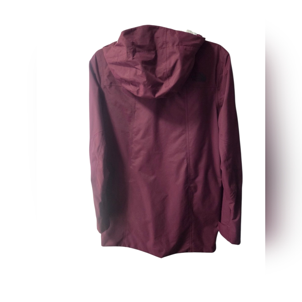 The North Face Burgundy Hooded Jacket - Picture 2 of 16